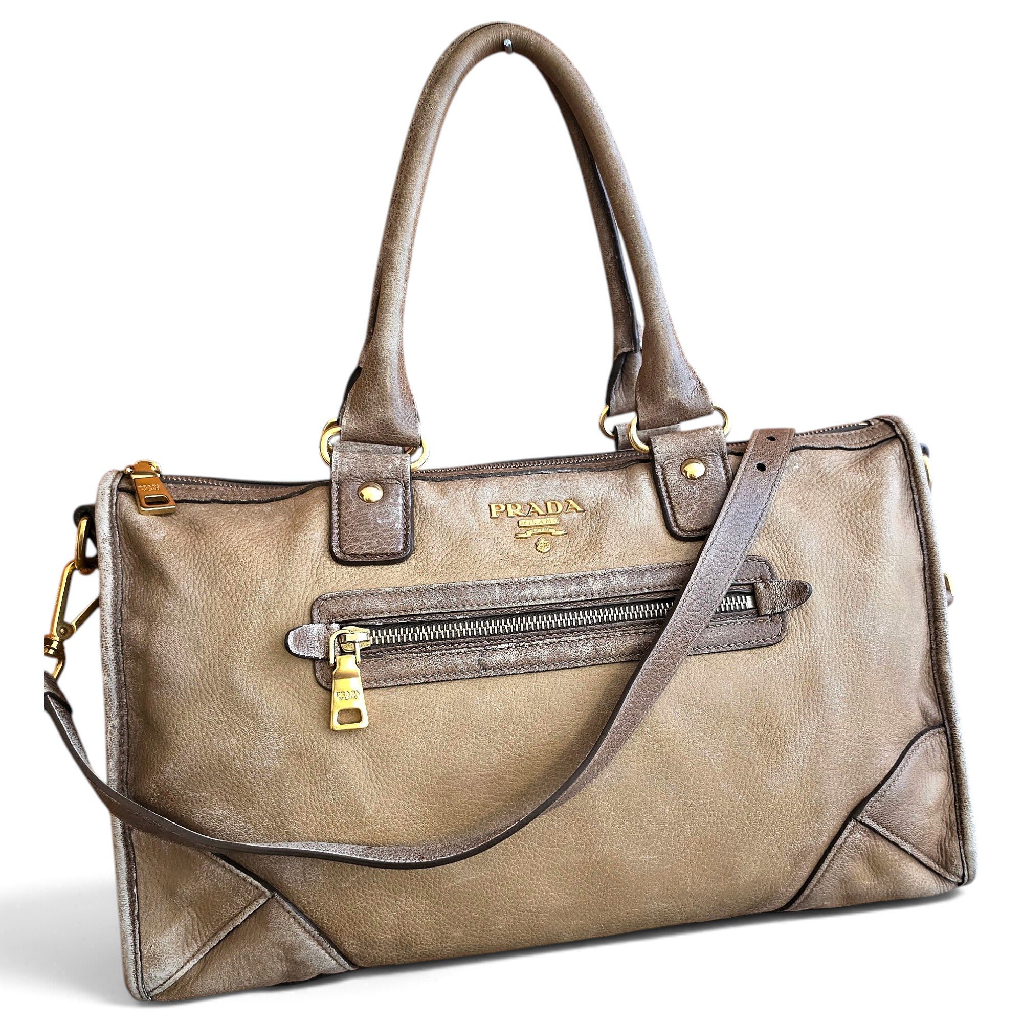 Leather handbag