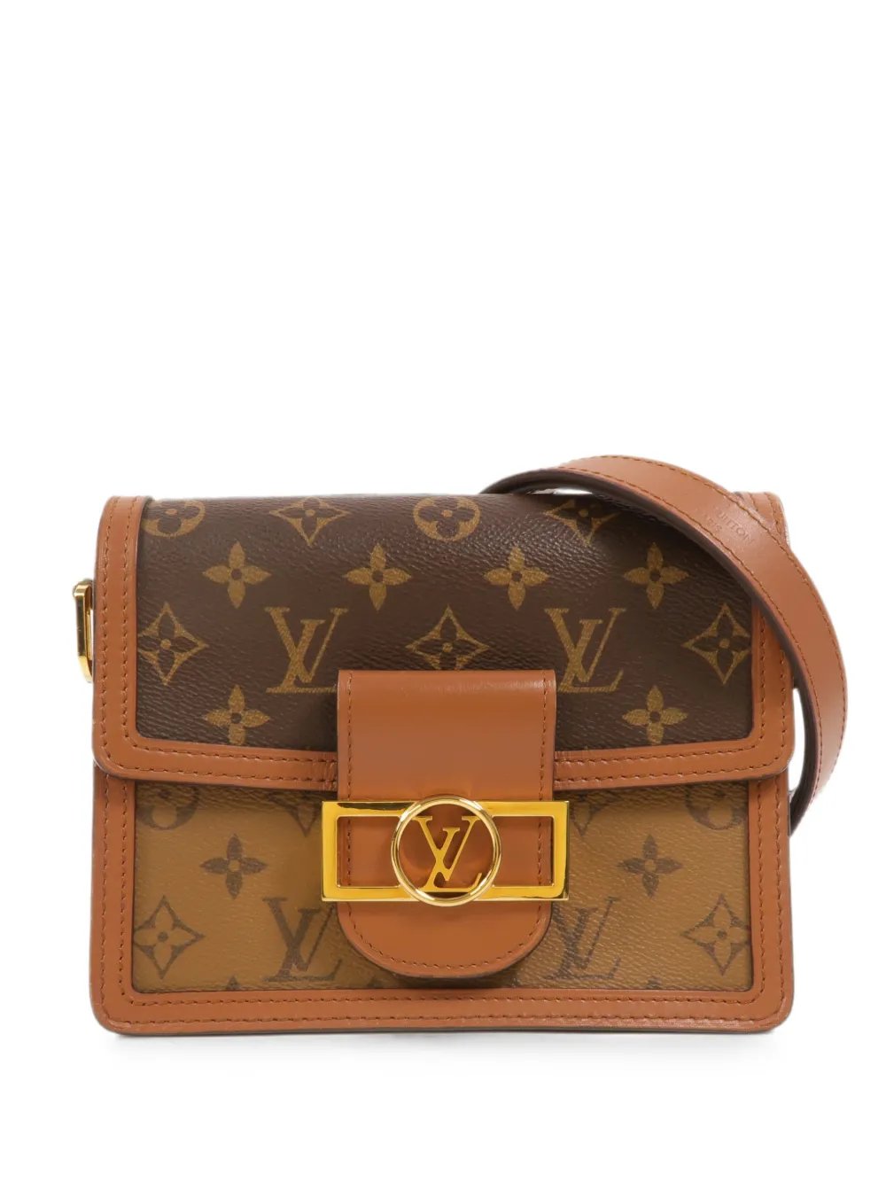 mini Dauphine monogram-pattern shoulder bag