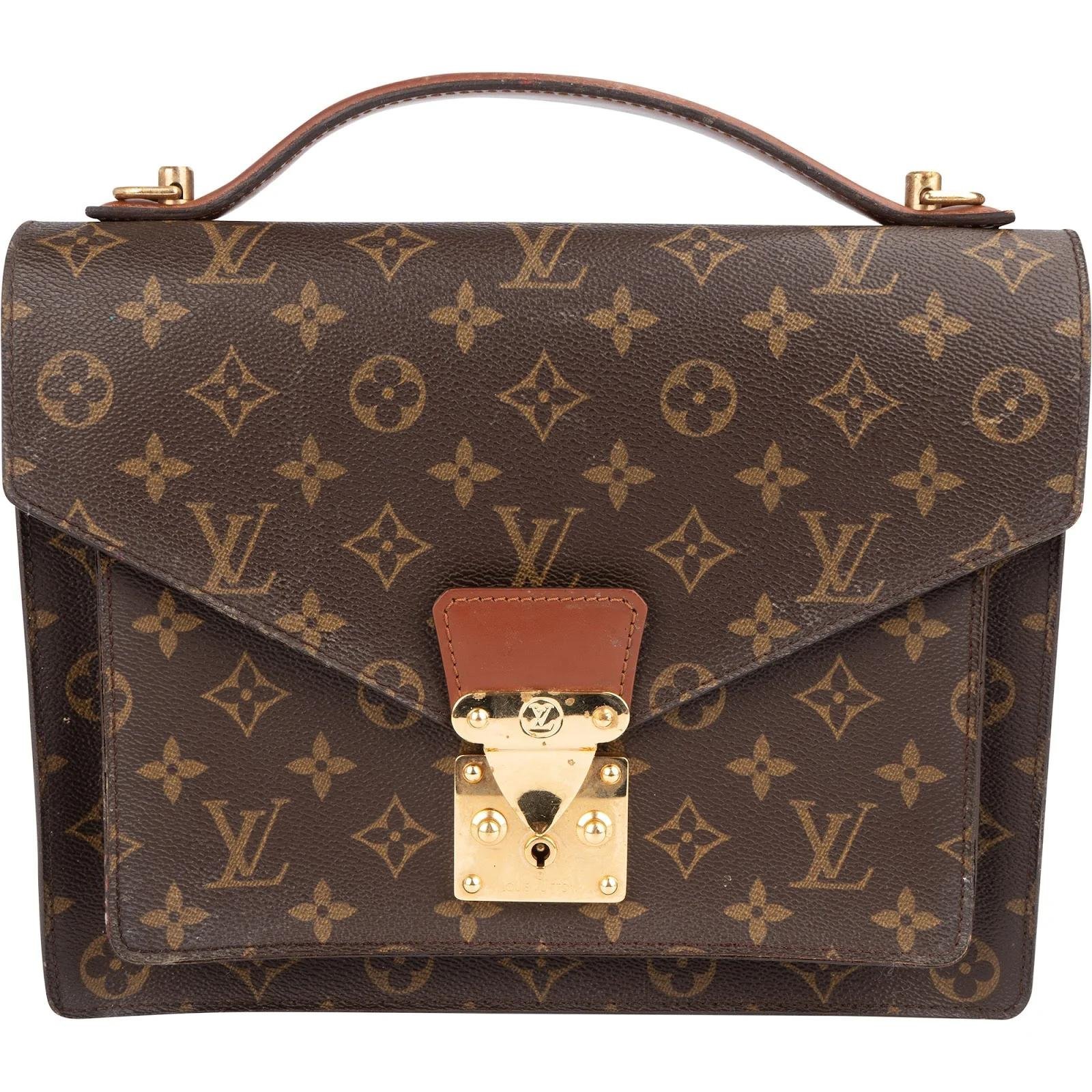 Louis Vuitton Monceau leather handbag