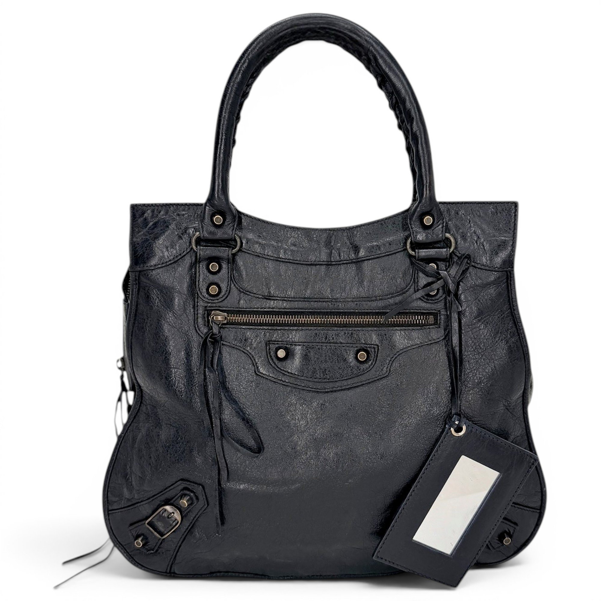 Vélo leather tote