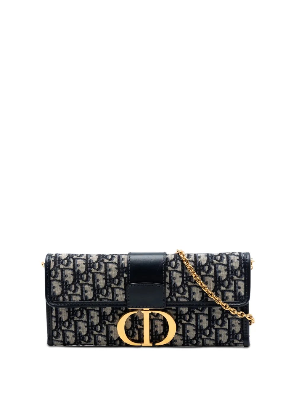 2019 Oblique Canvas 30 Montaigne Clutch With Chain crossbody bag