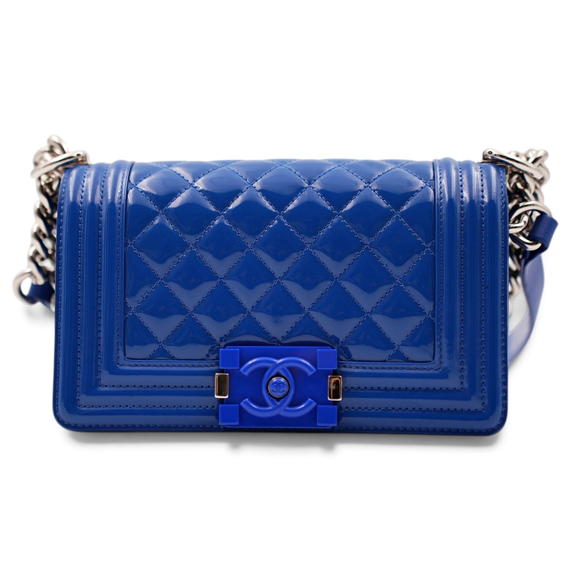 Patent leather crossbody bag