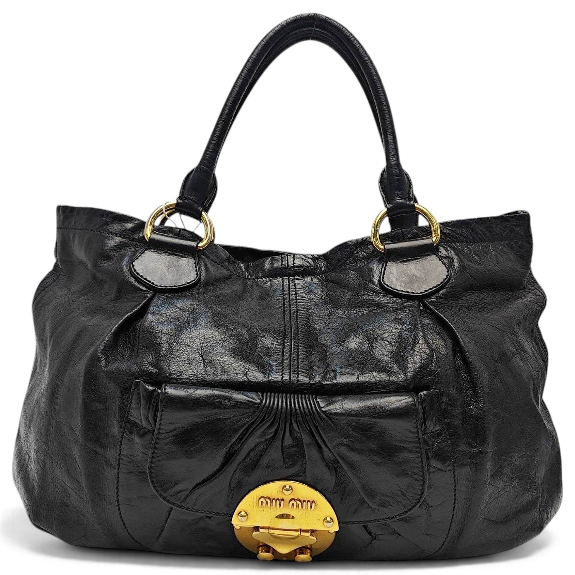 Leather handbag