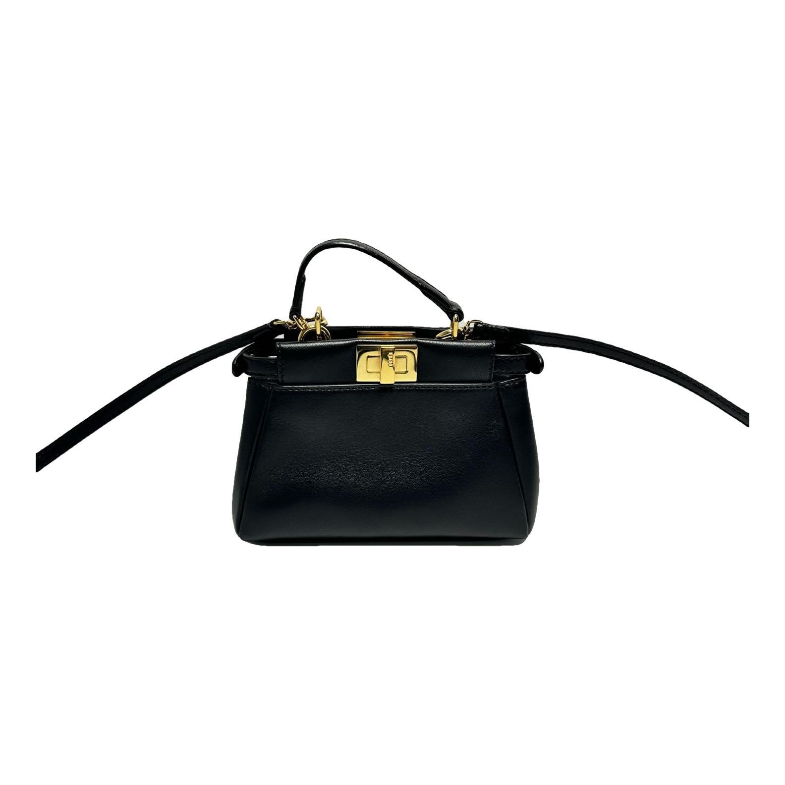 Peekaboo leather handbag