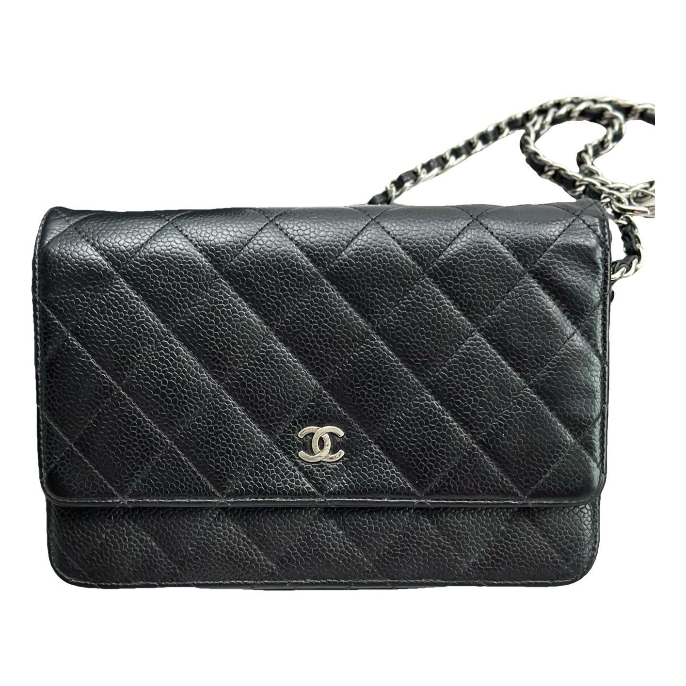 Wallet On Chain Timeless/Classique leather crossbody bag