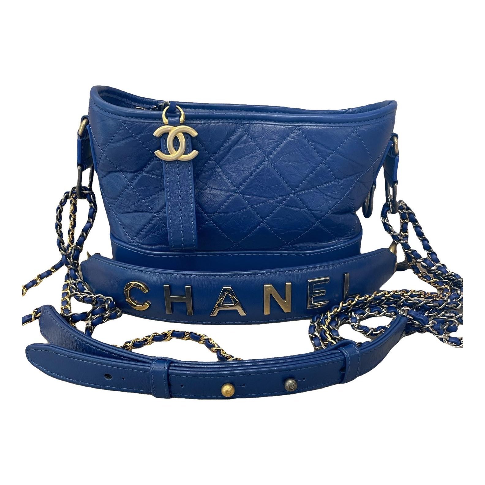 Gabrielle pony-style calfskin handbag