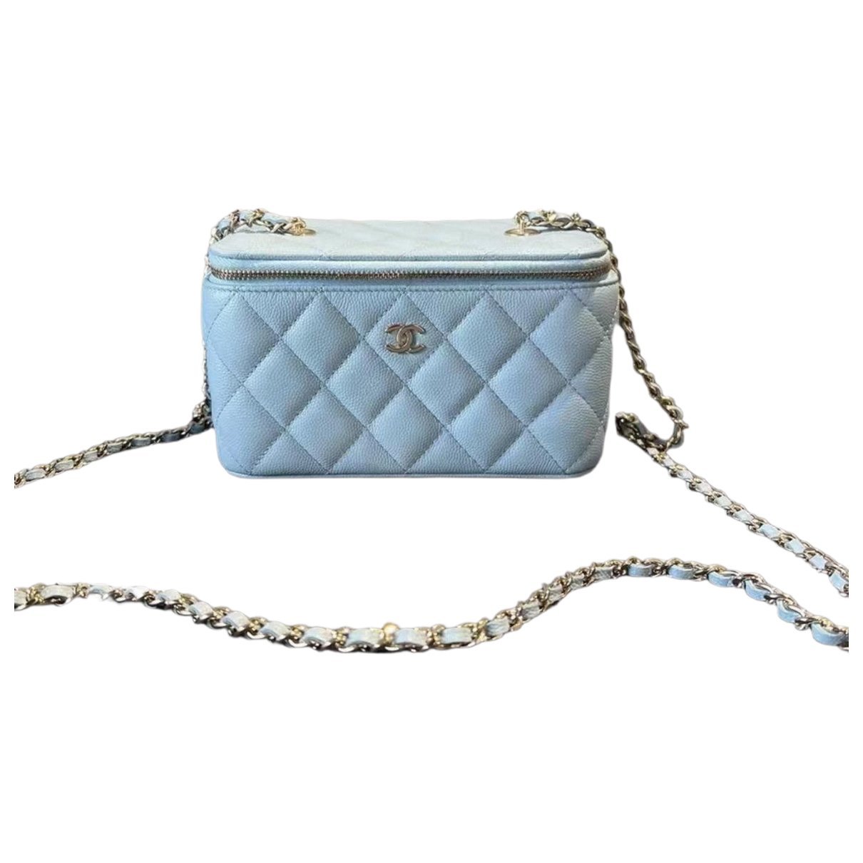Trendy CC Vanity leather handbag