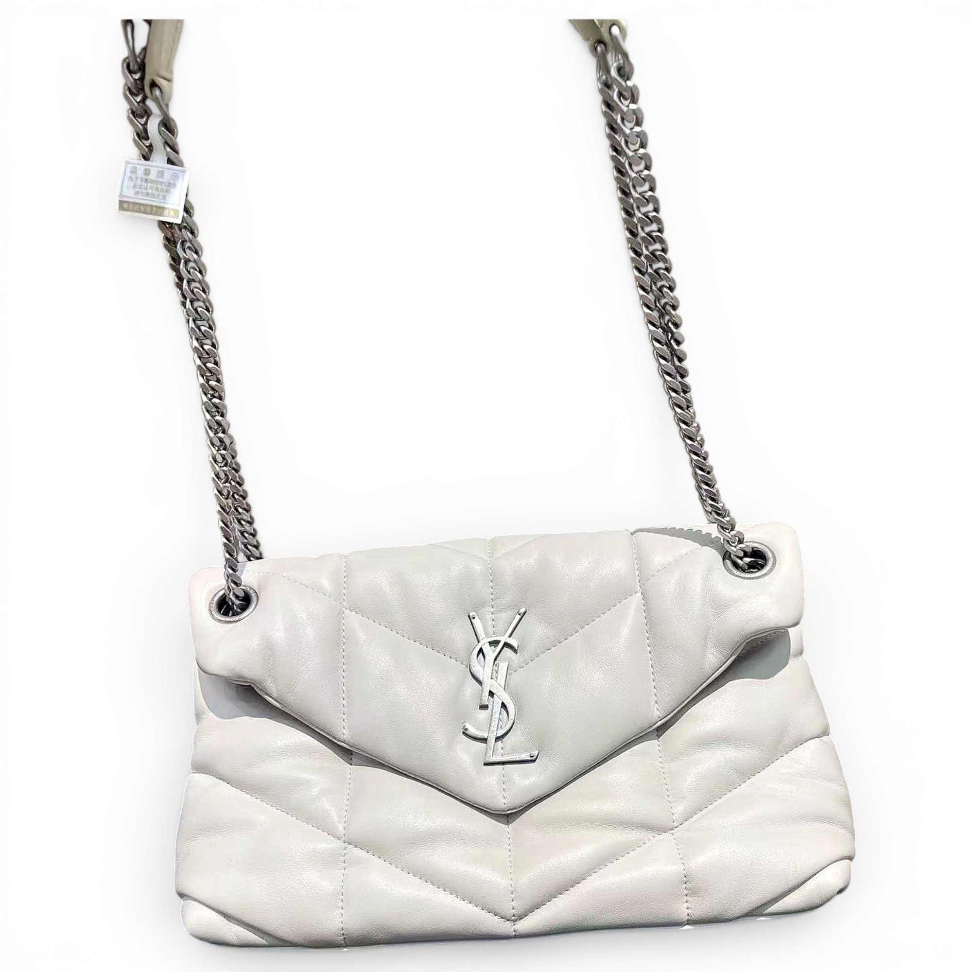 Loulou Puffer leather crossbody bag