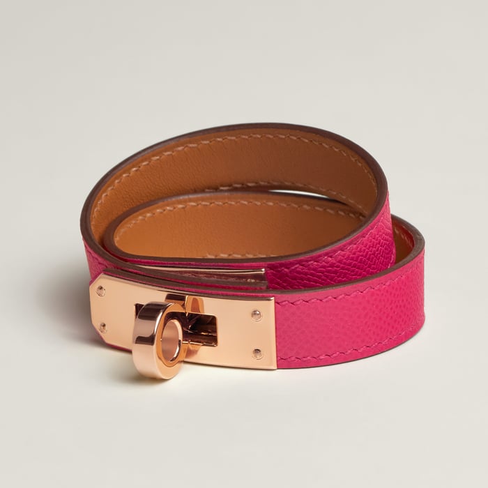 Rose Extrême Kelly Double Tour Bracelet