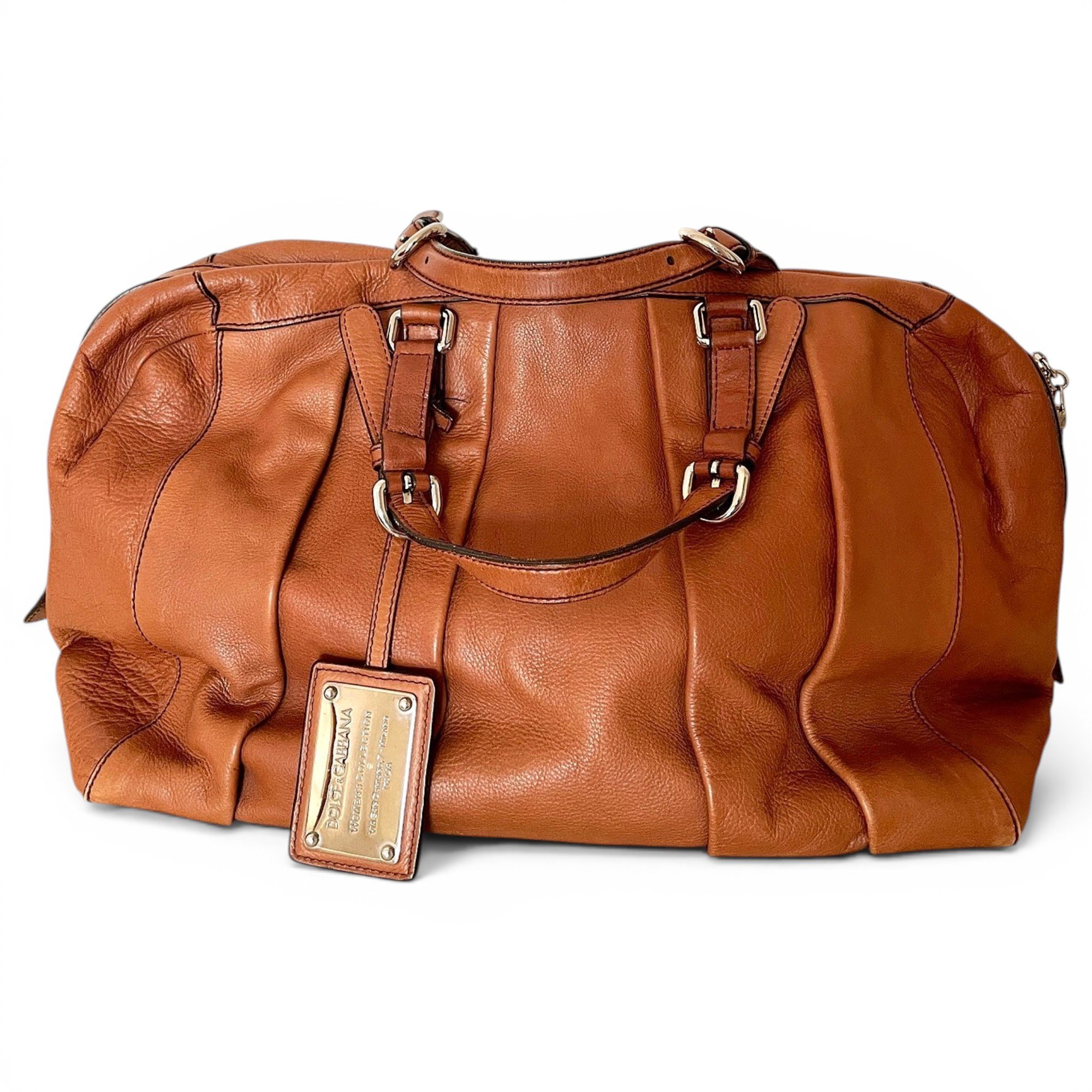 Leather tote