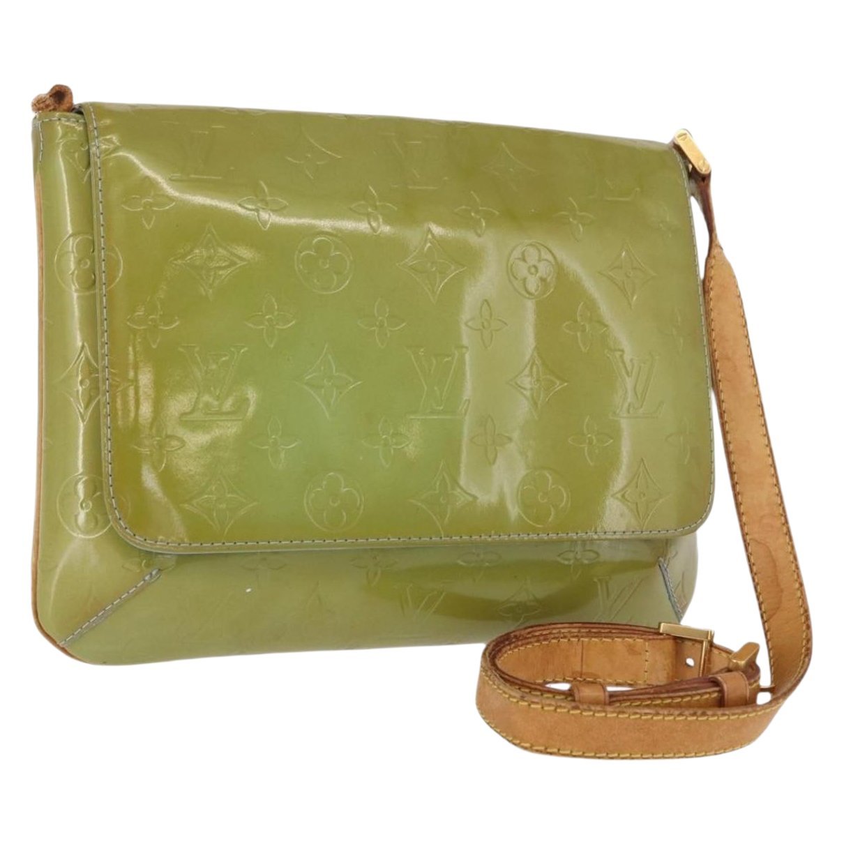 Thompson patent leather handbag