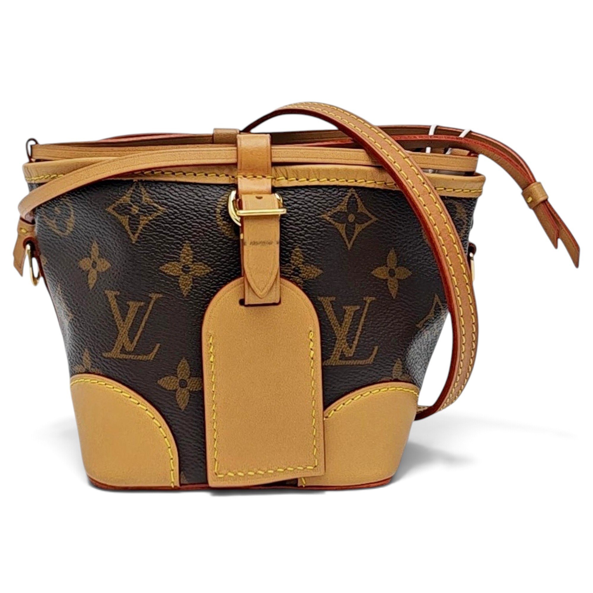 Nano Noé leather handbag