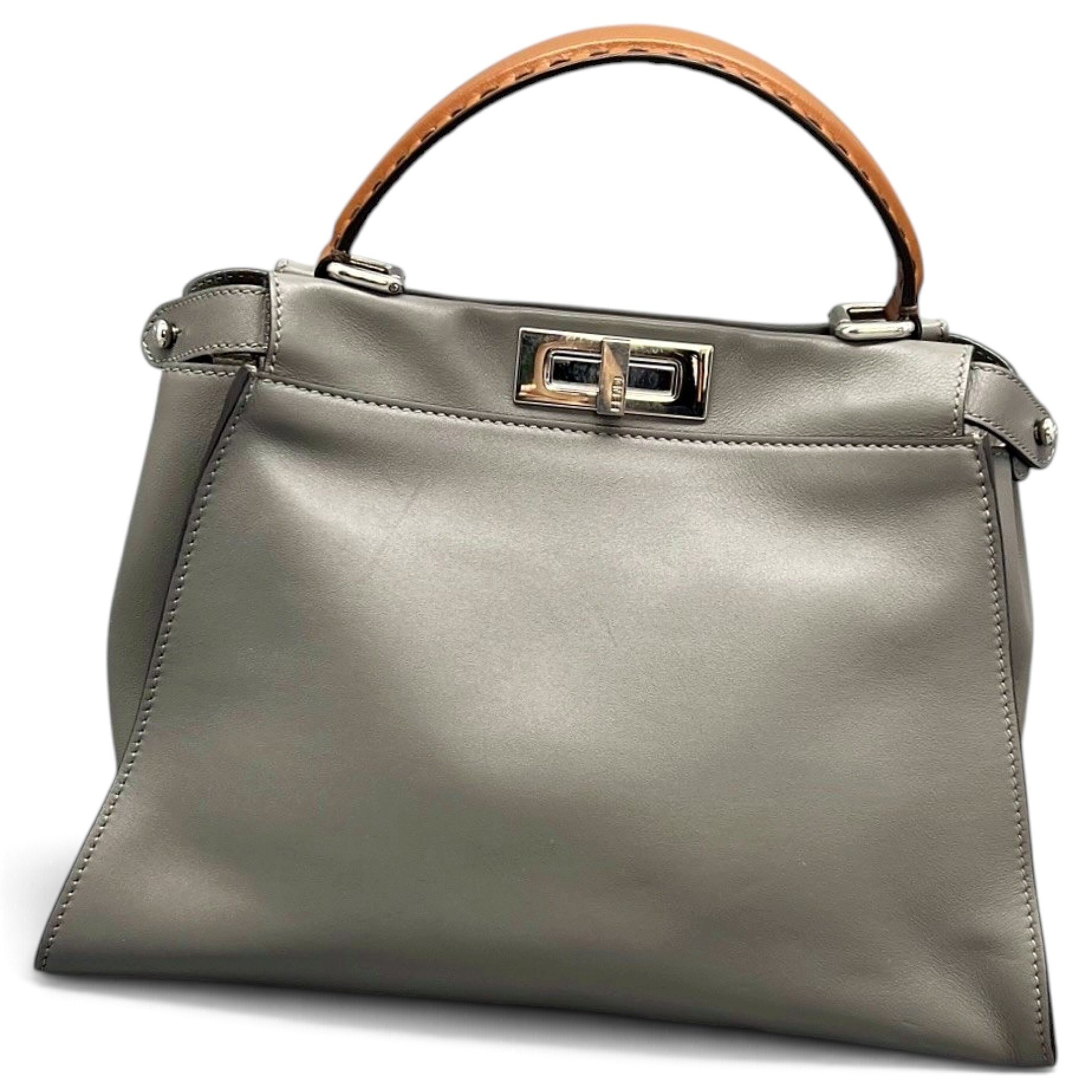 Peekaboo leather handbag