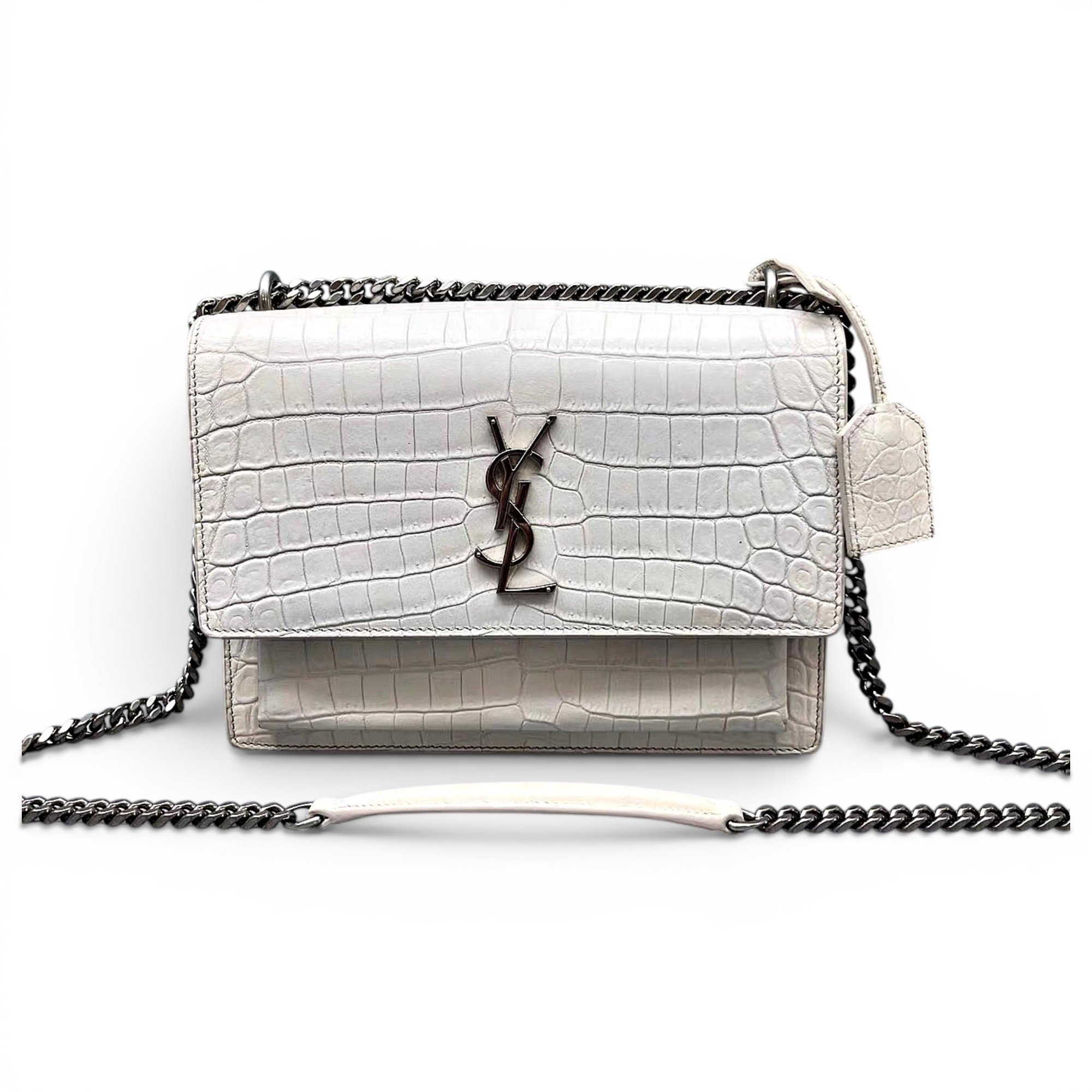 Sunset leather crossbody bag