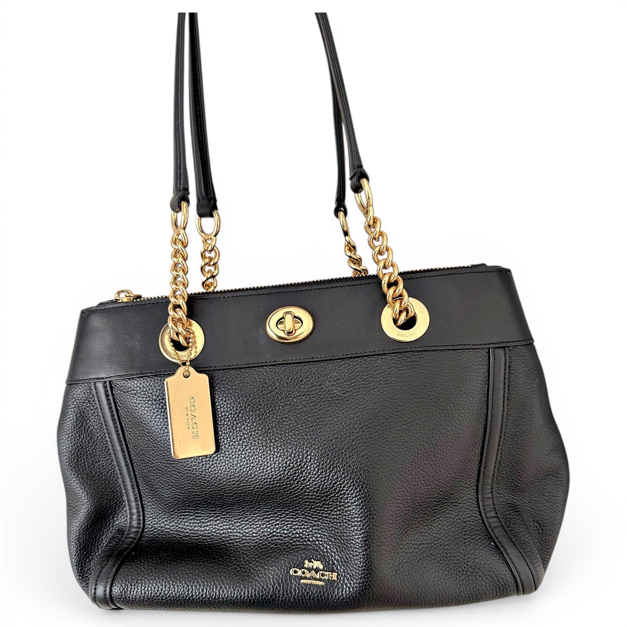 Edie leather tote