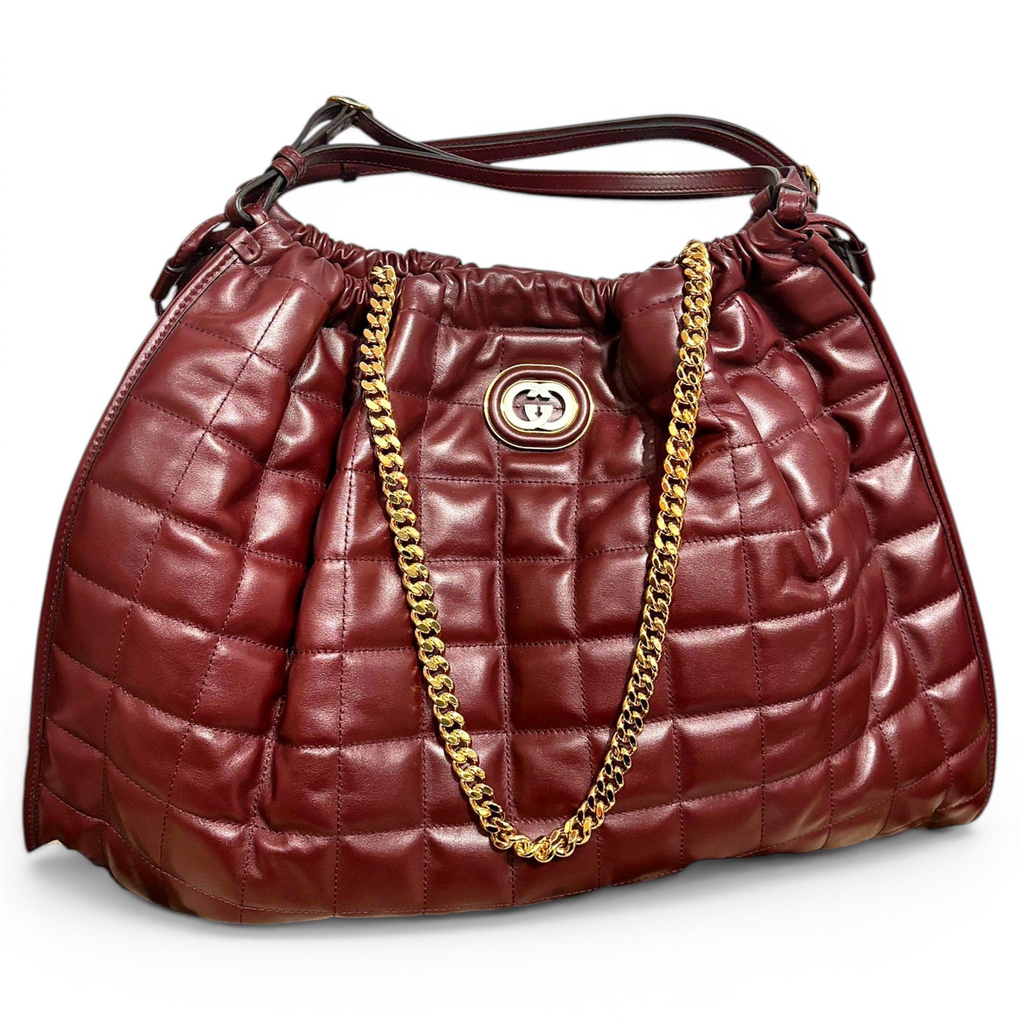 Leather tote