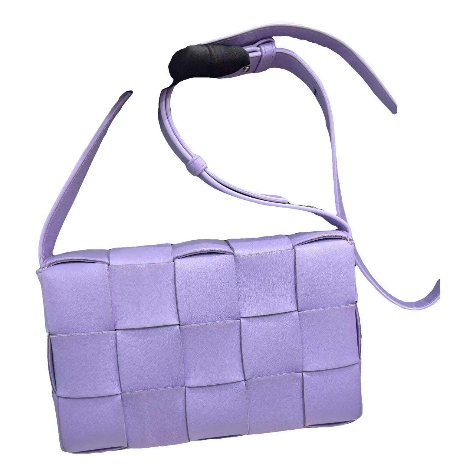 Cassette leather handbag
