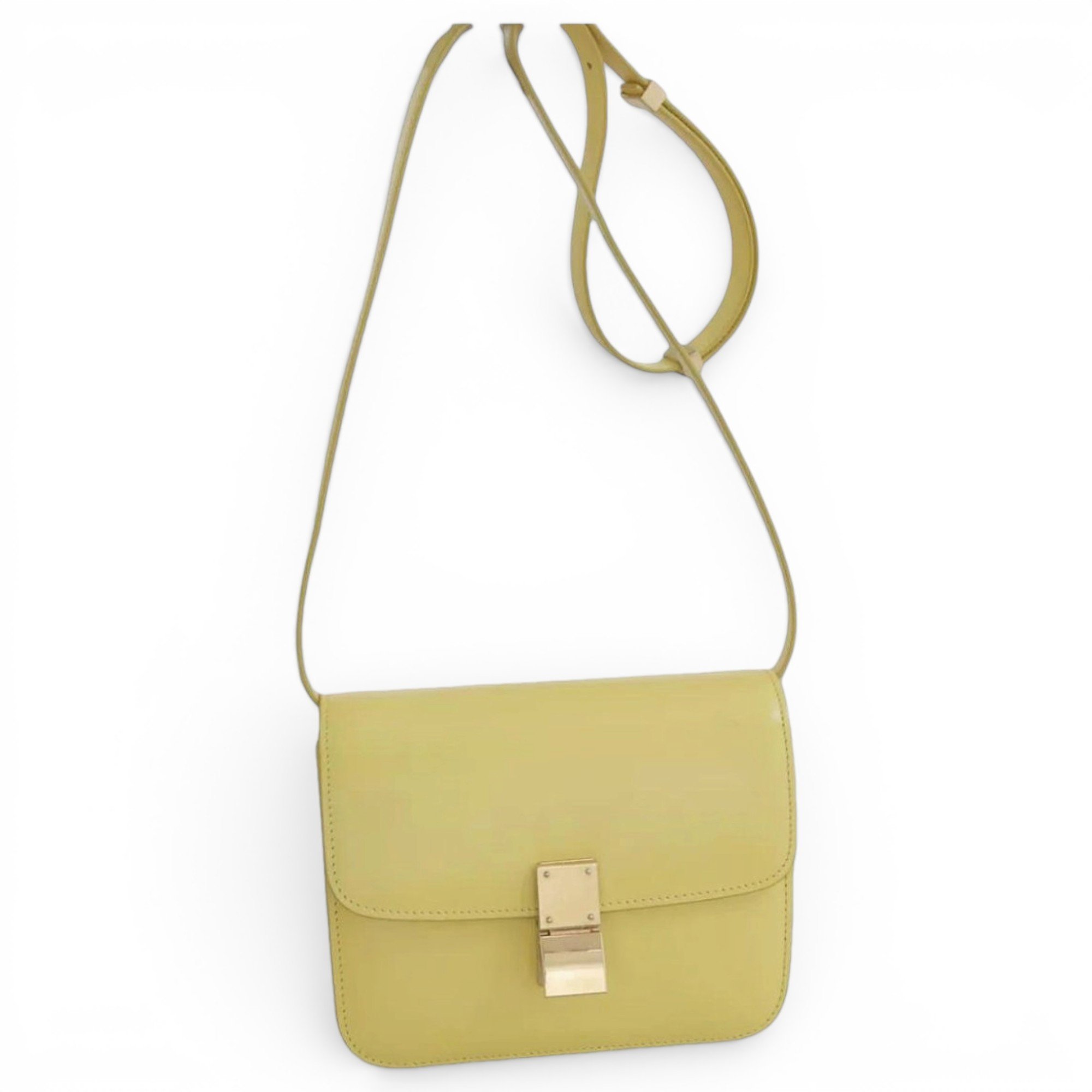 Classic leather crossbody bag
