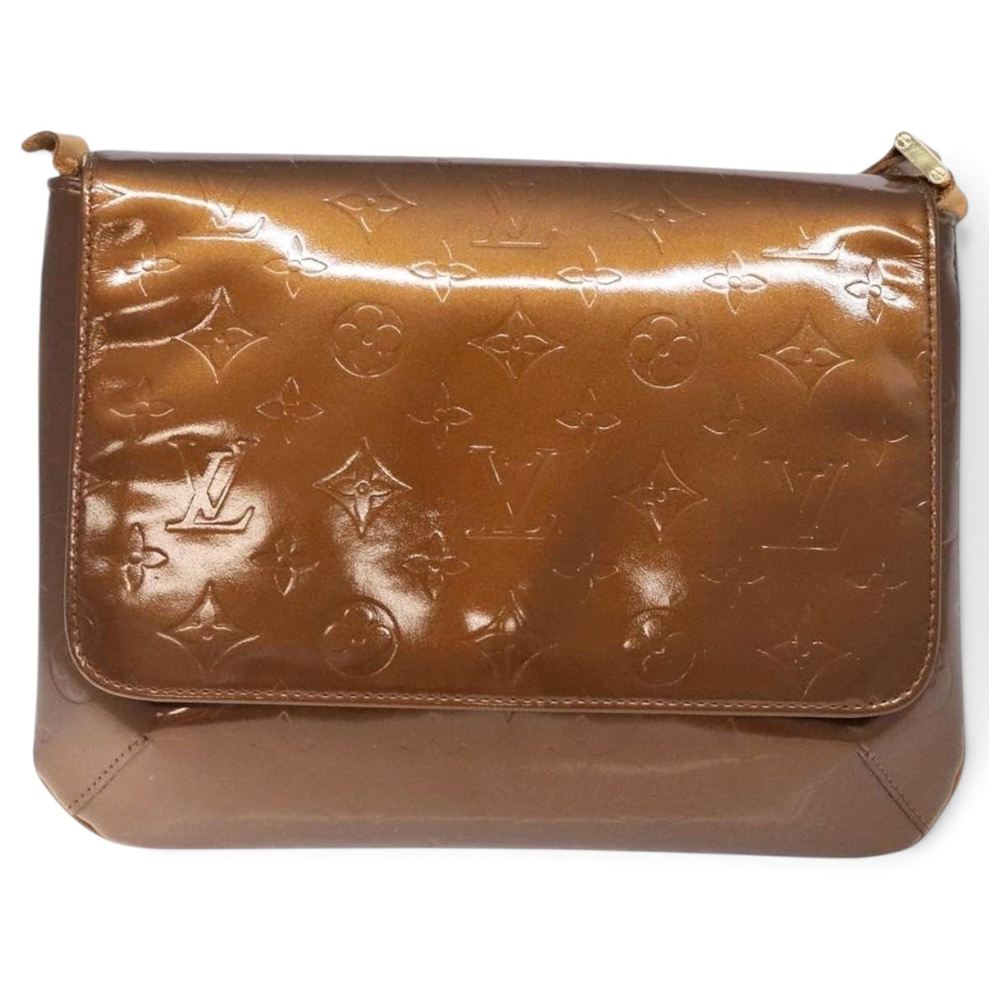 Thompson patent leather handbag