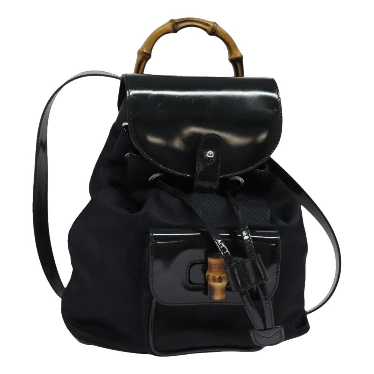 Leather backpack