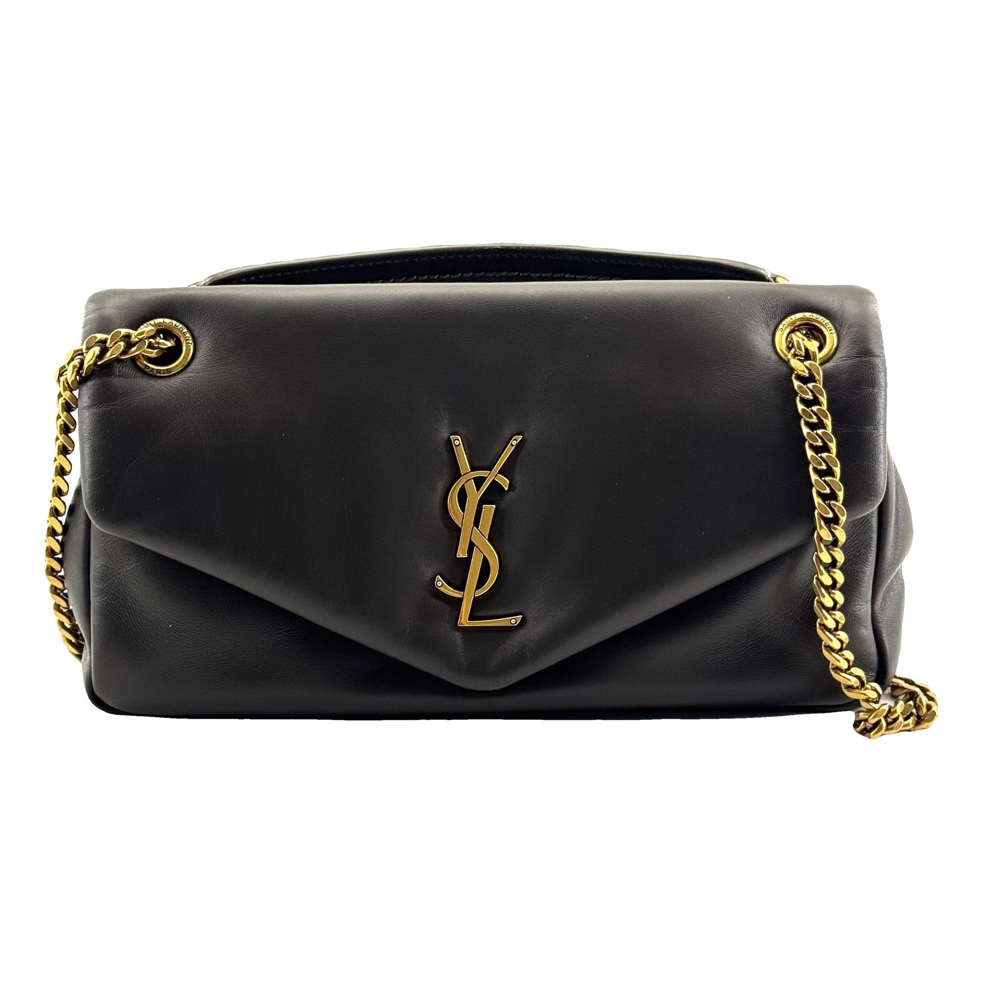 Baby monogramme leather bag