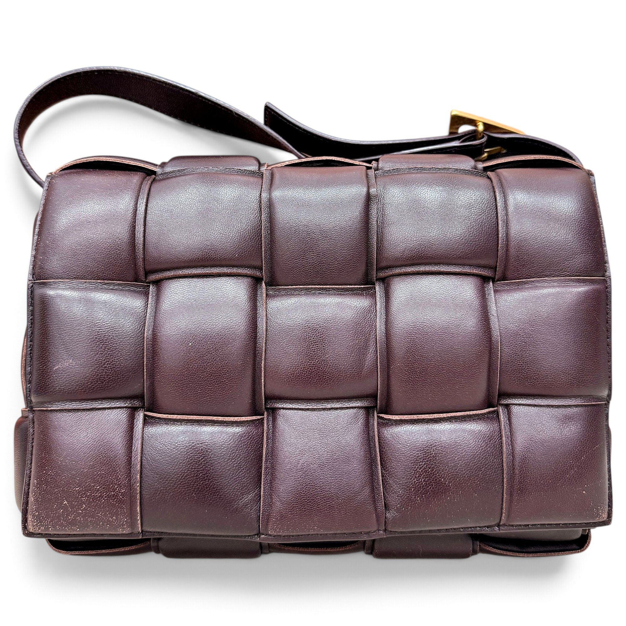 Cassette Padded leather handbag