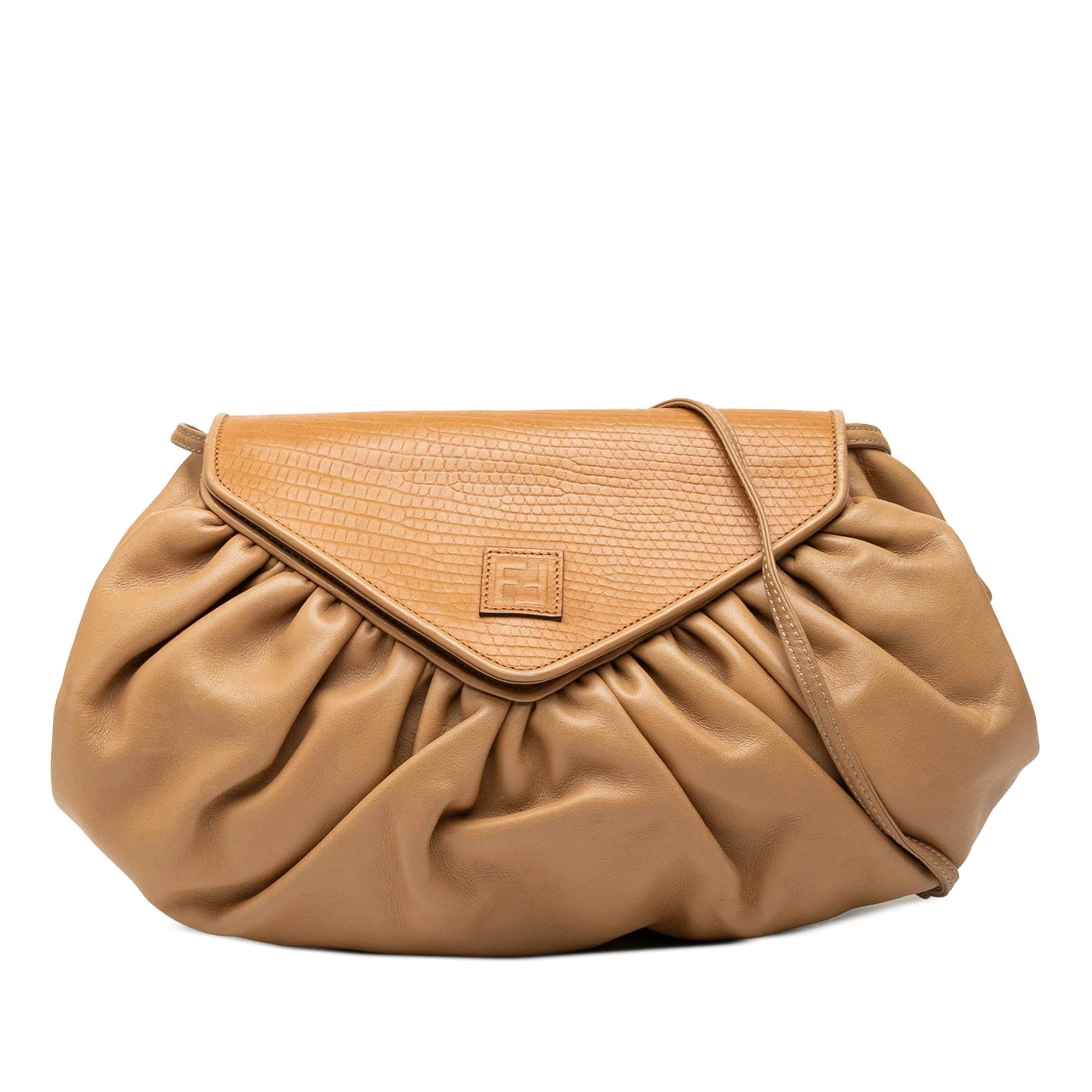 Fendi Pocket leather handbag