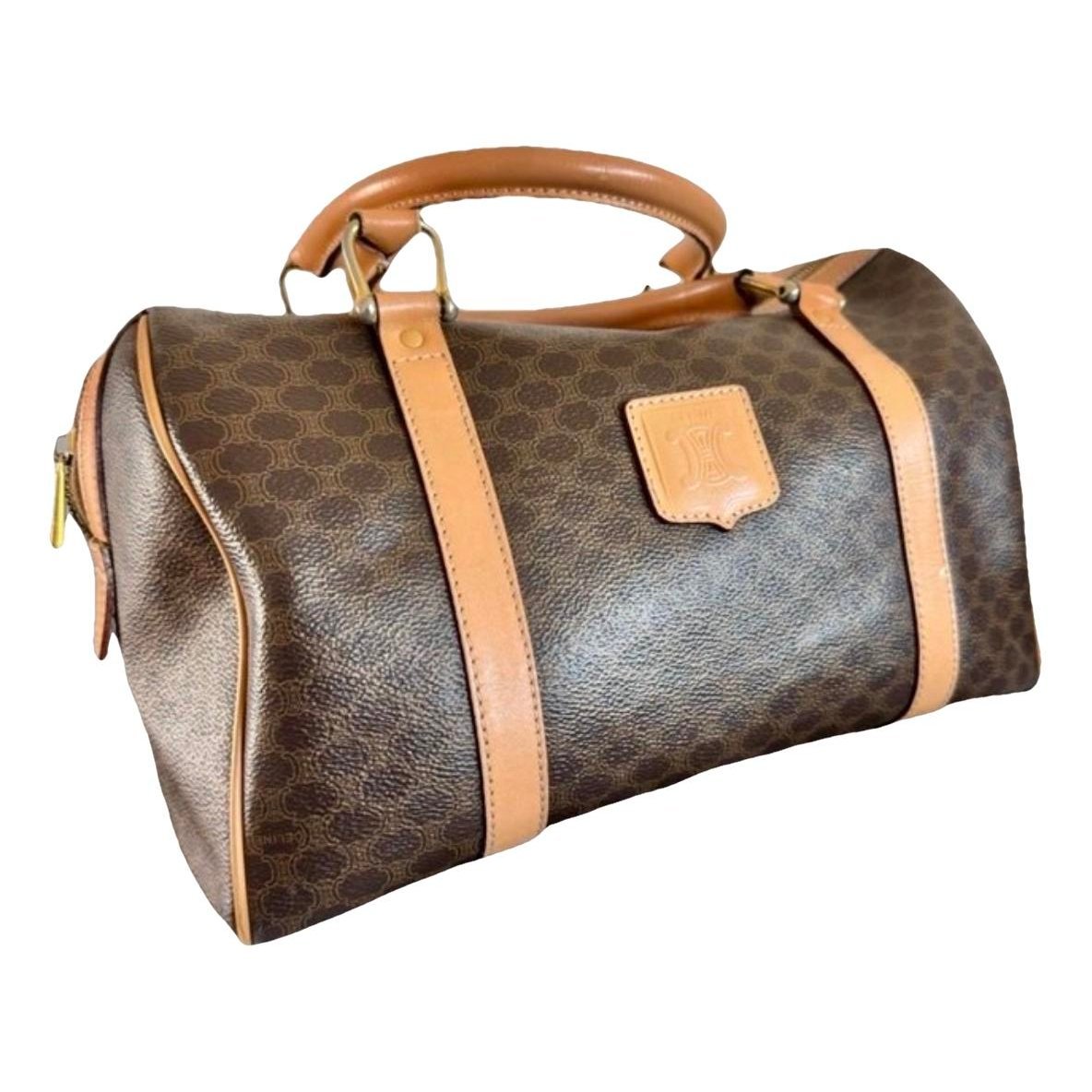 Leather bowling bag