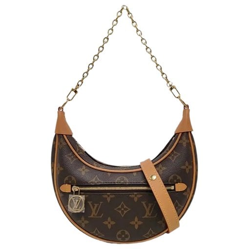 Loop leather crossbody bag