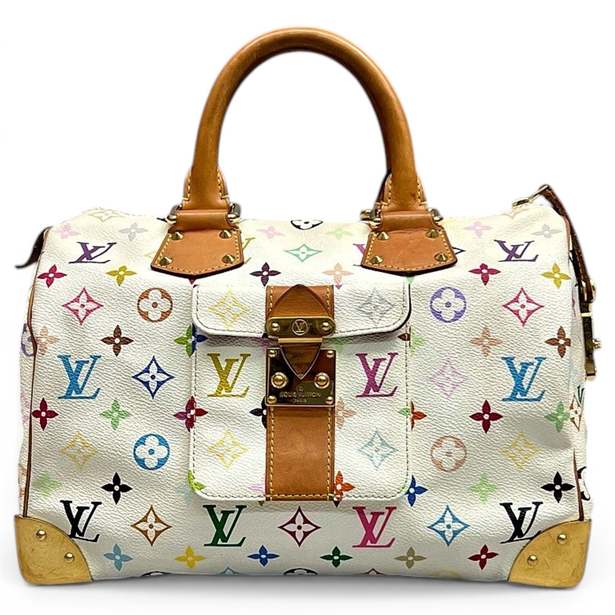 Speedy leather handbag