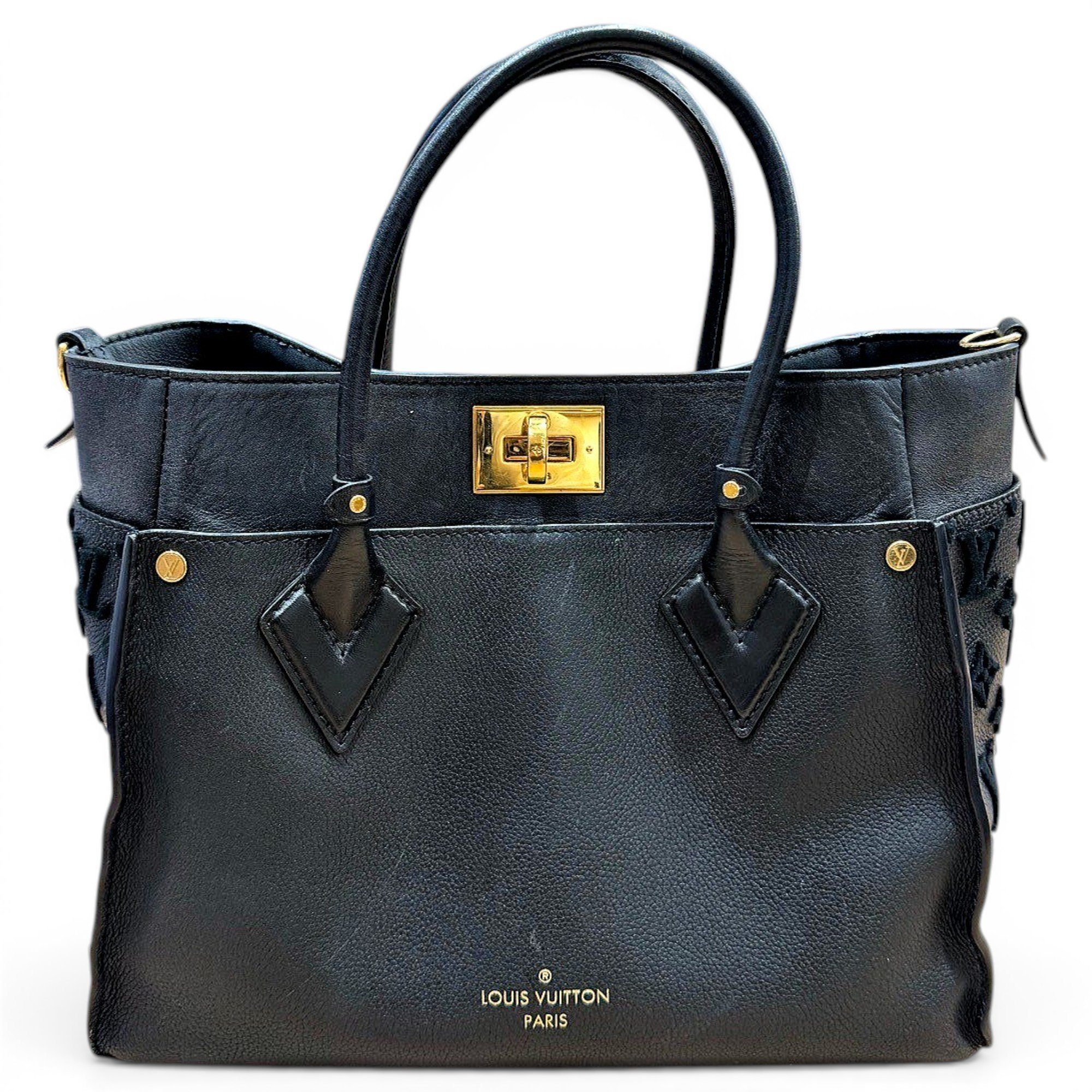 On My Side leather handbag