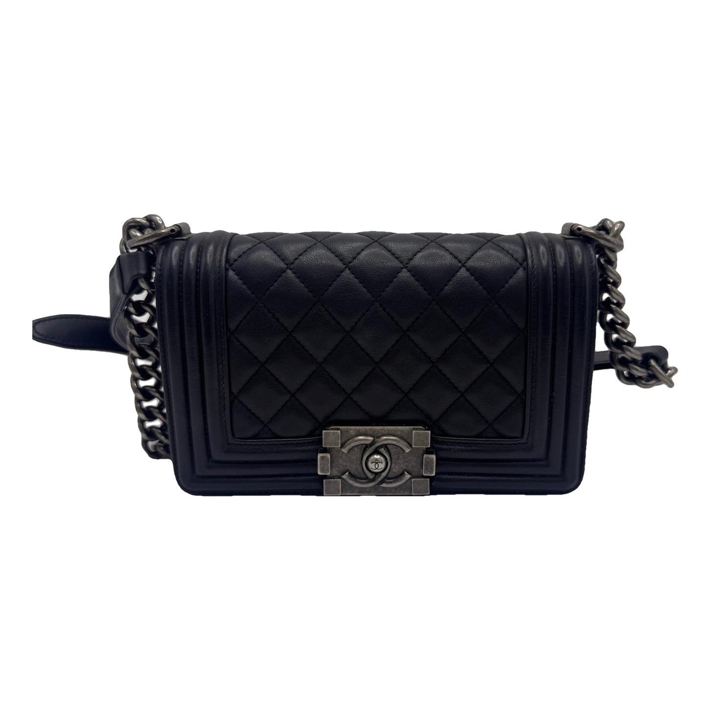 Boy leather crossbody bag