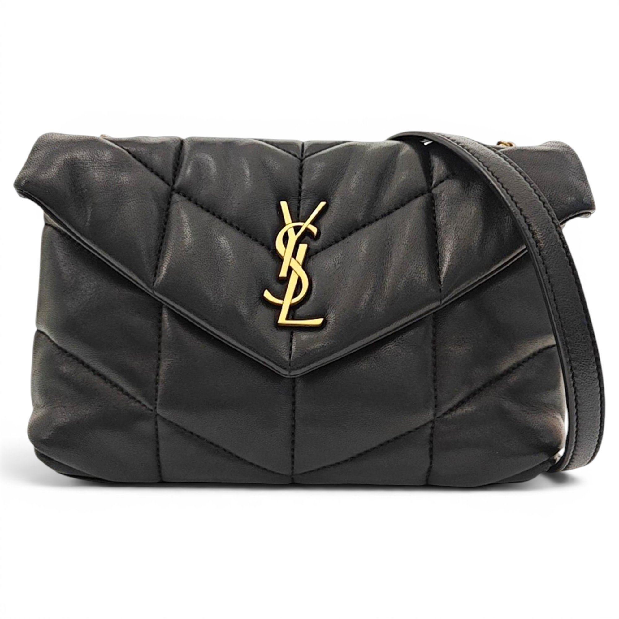Loulou Puffer leather crossbody bag