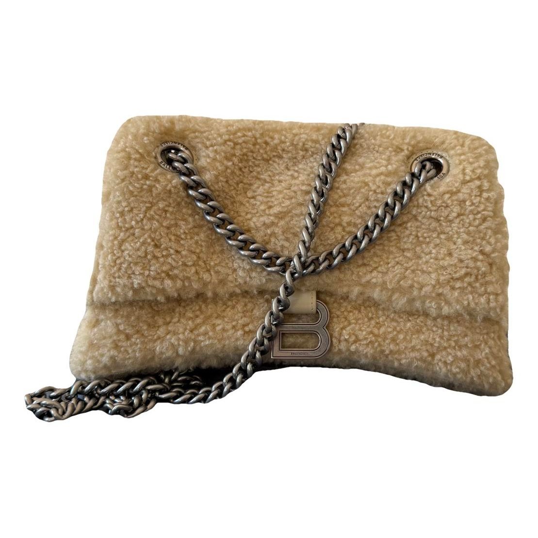 Downtown Chain faux fur handbag