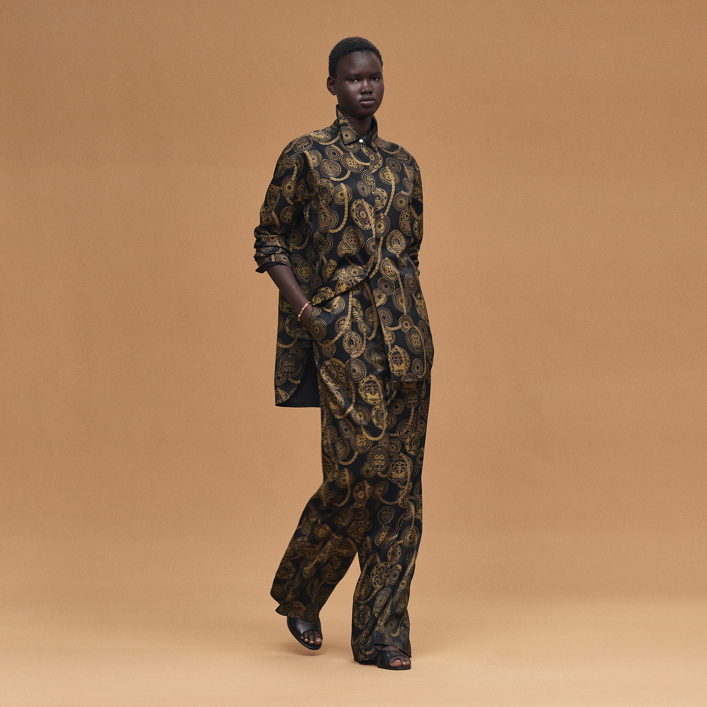 "L'Enseigne du Sellier" wide shirt