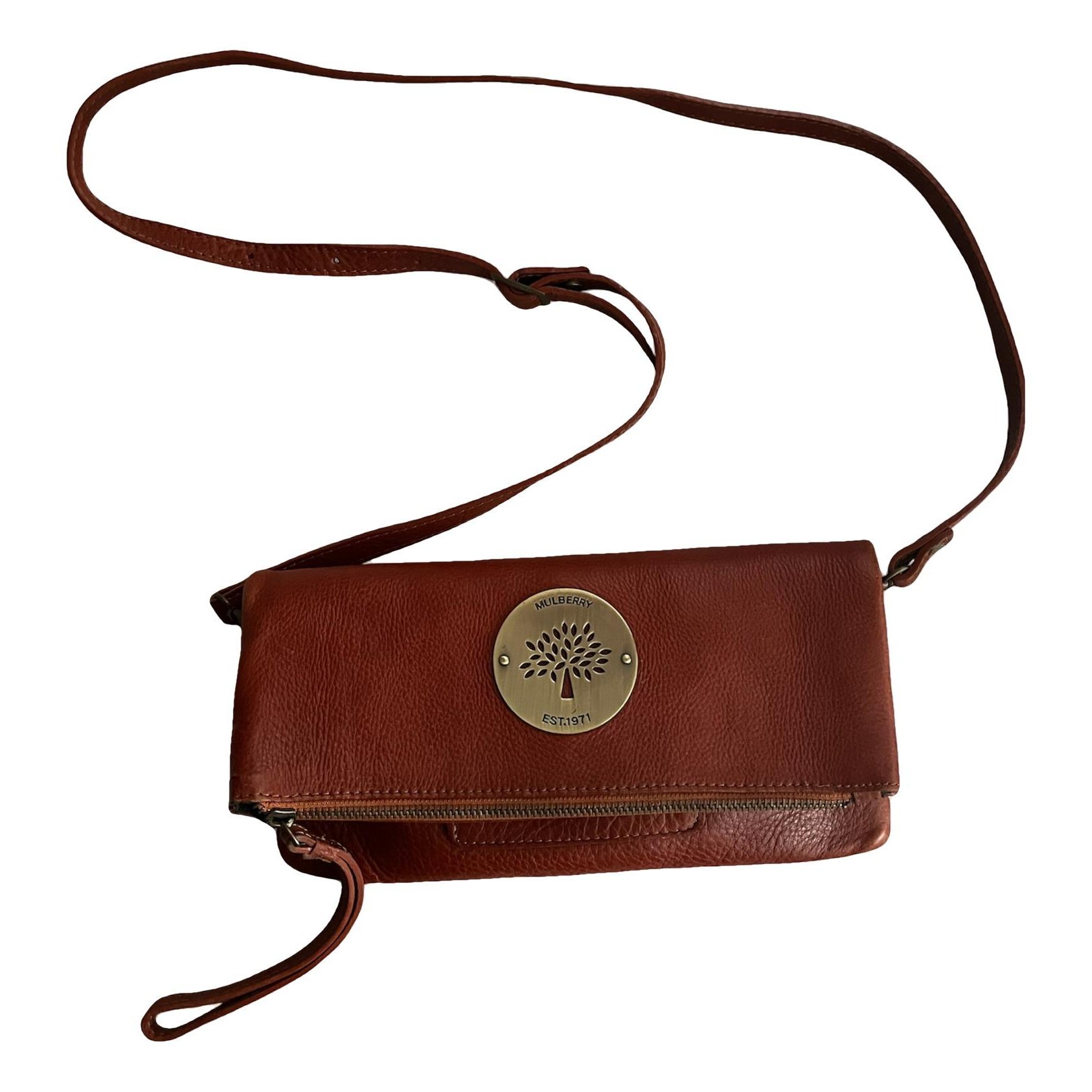 Mulberry Leather clutch bag