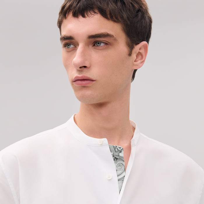 Blanc Coup Double Straight Cut Shirt