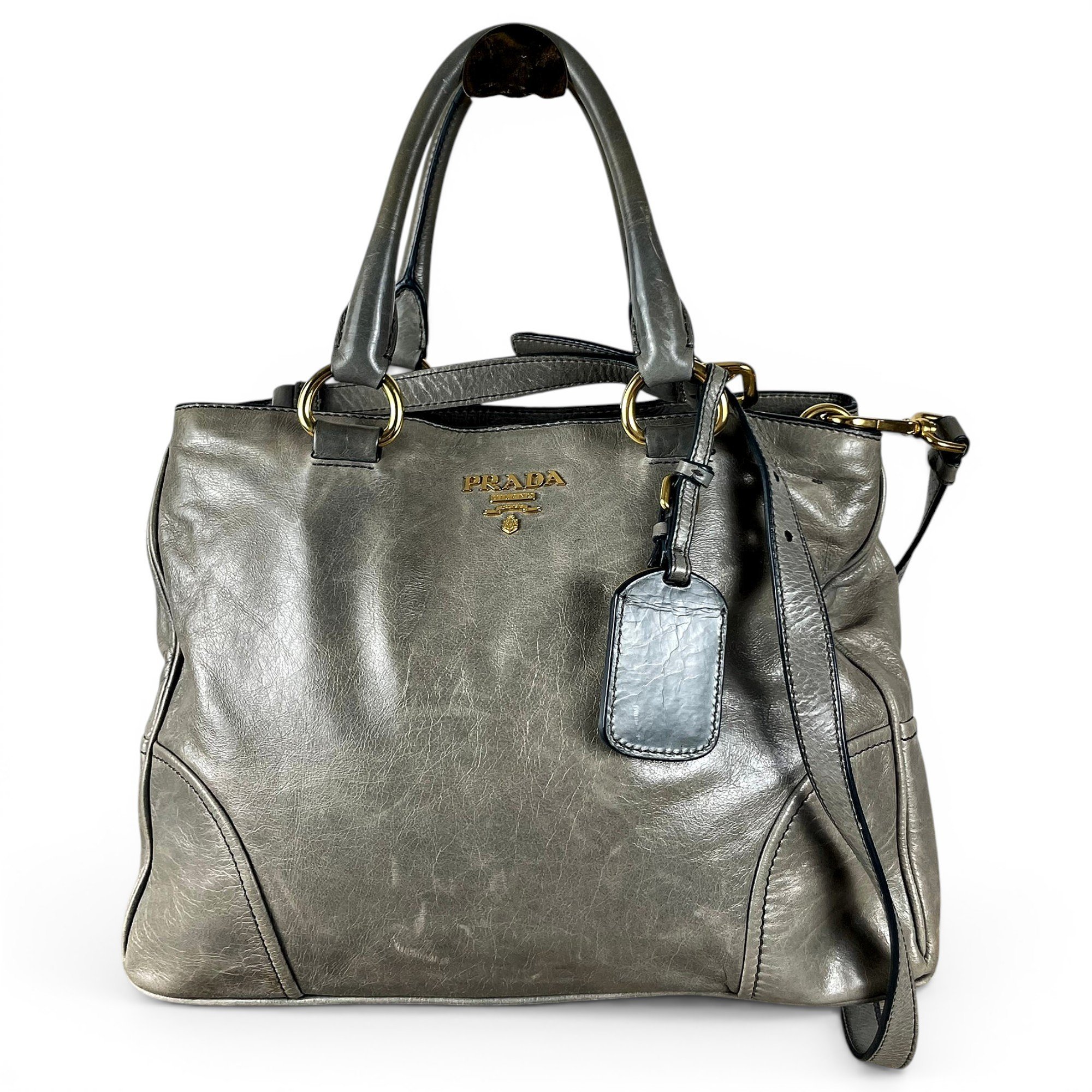 Leather handbag
