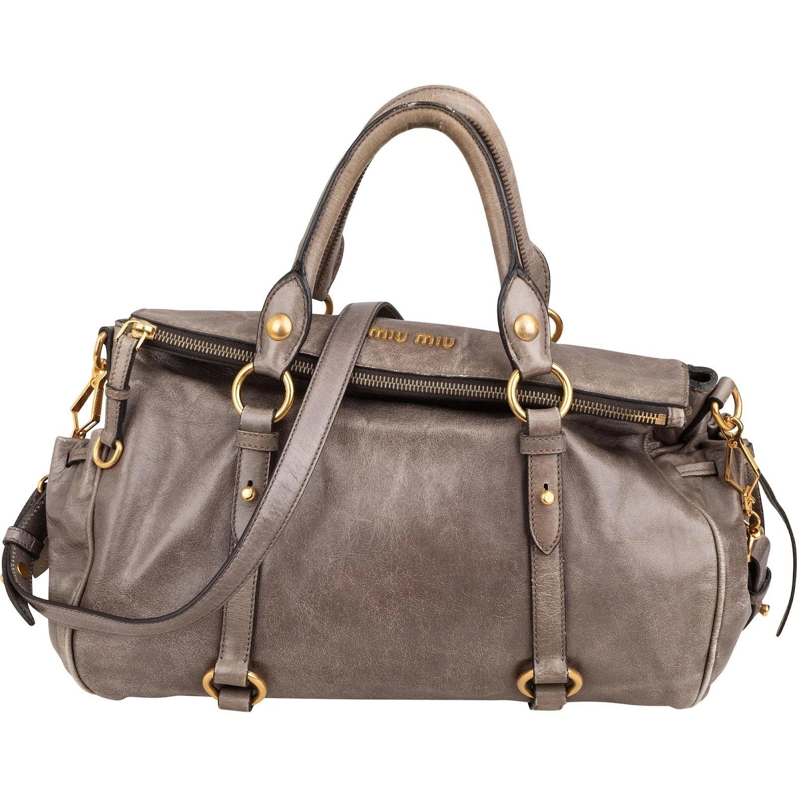 Vitello leather handbag