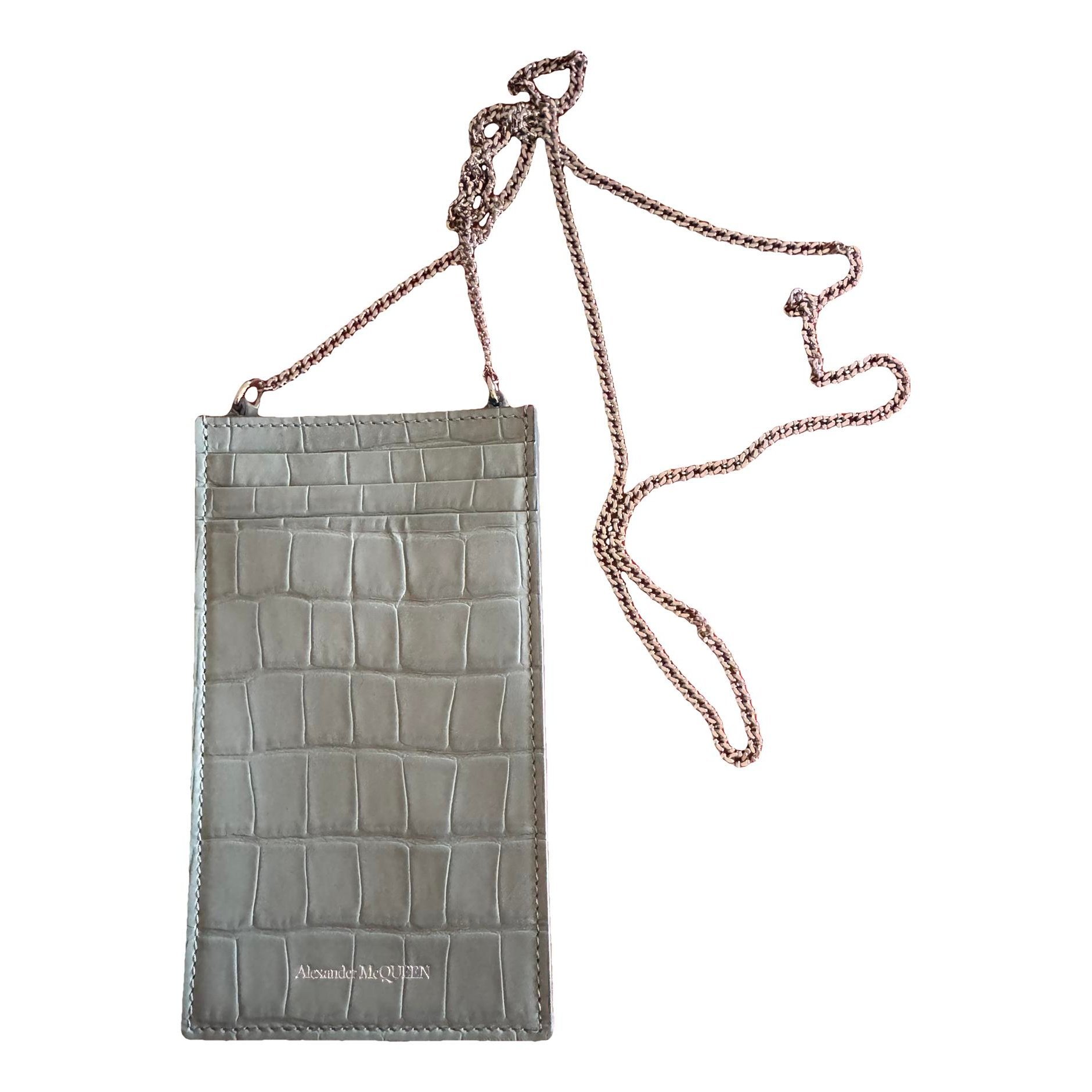 Alexander McQueen Leather clutch bag