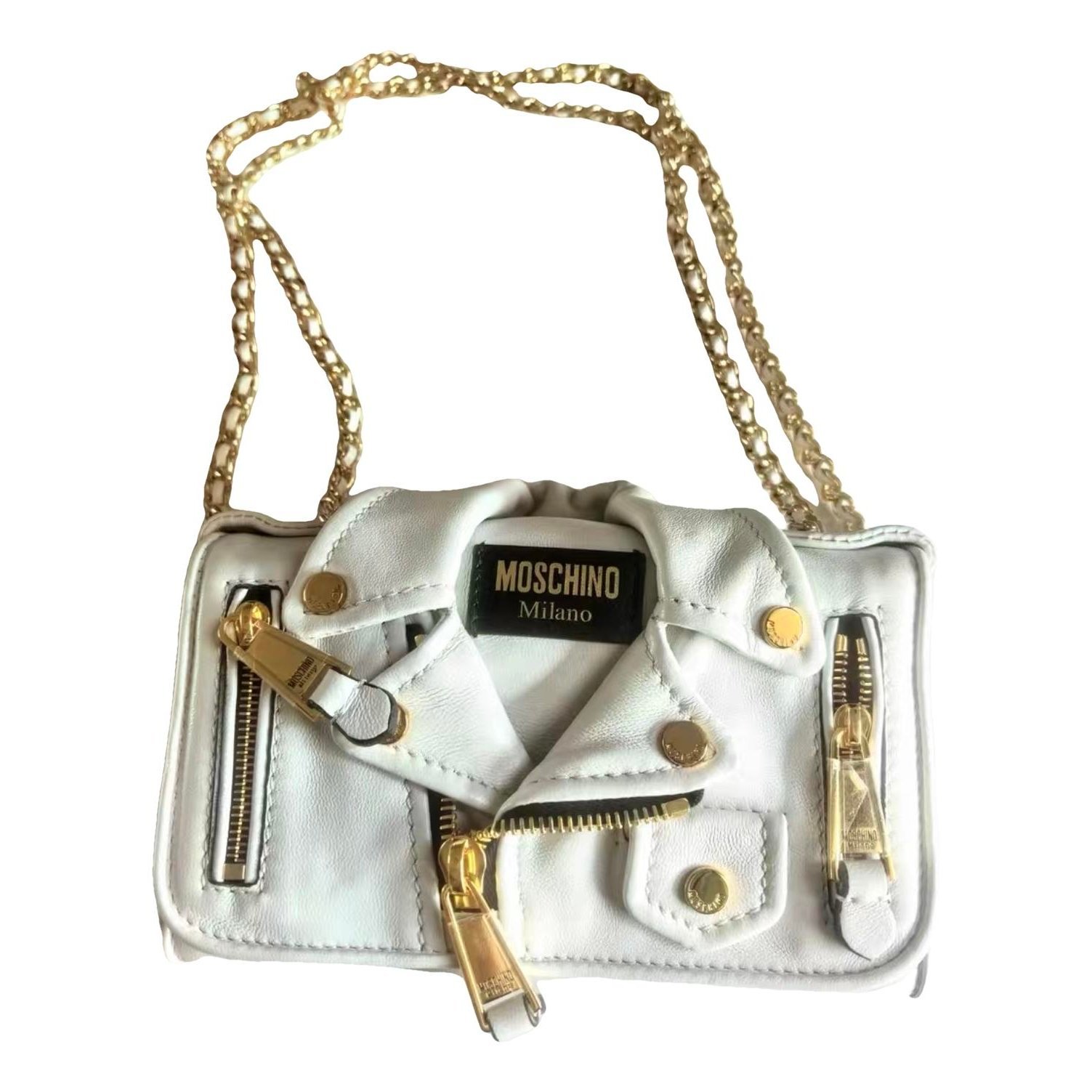 Biker leather bag