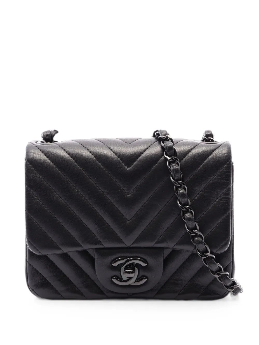 2014-2015 Chevron V-stitch shoulder bag