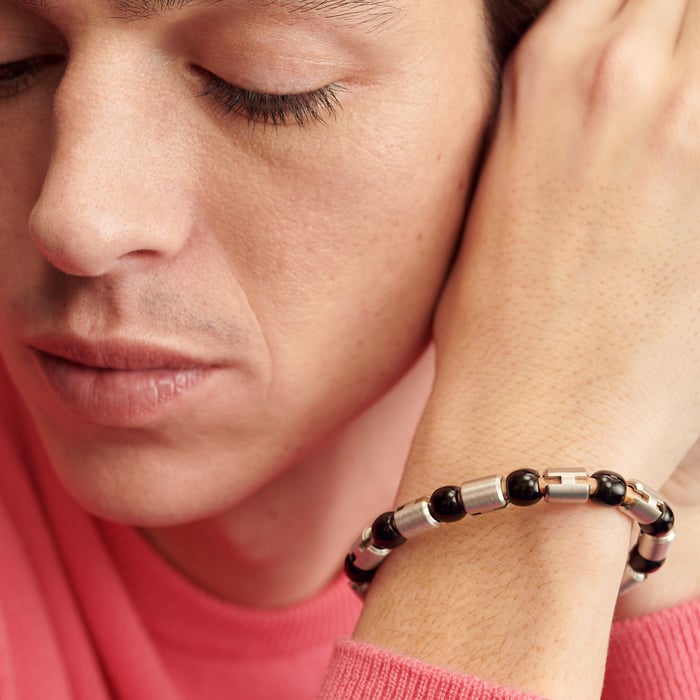 Naturel Bouton d'Or H Perles Bracelet