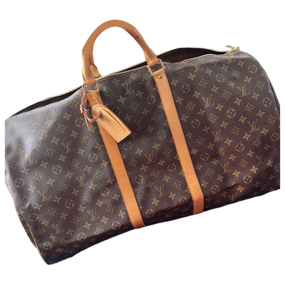 Keepall vegan leather travel bag