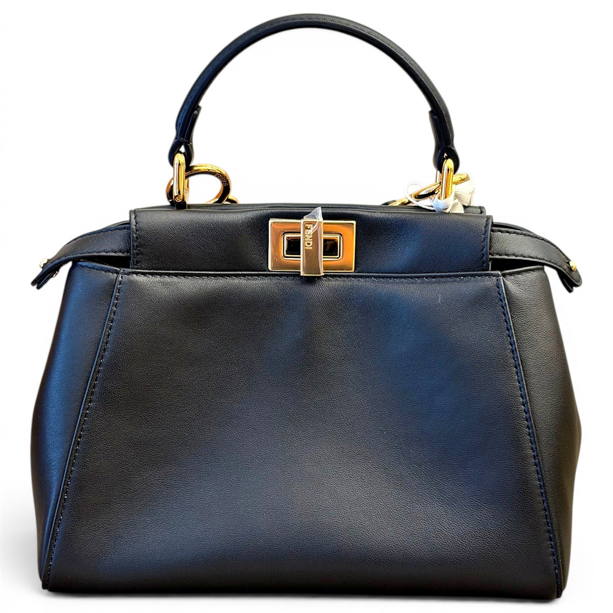 Peekaboo leather handbag