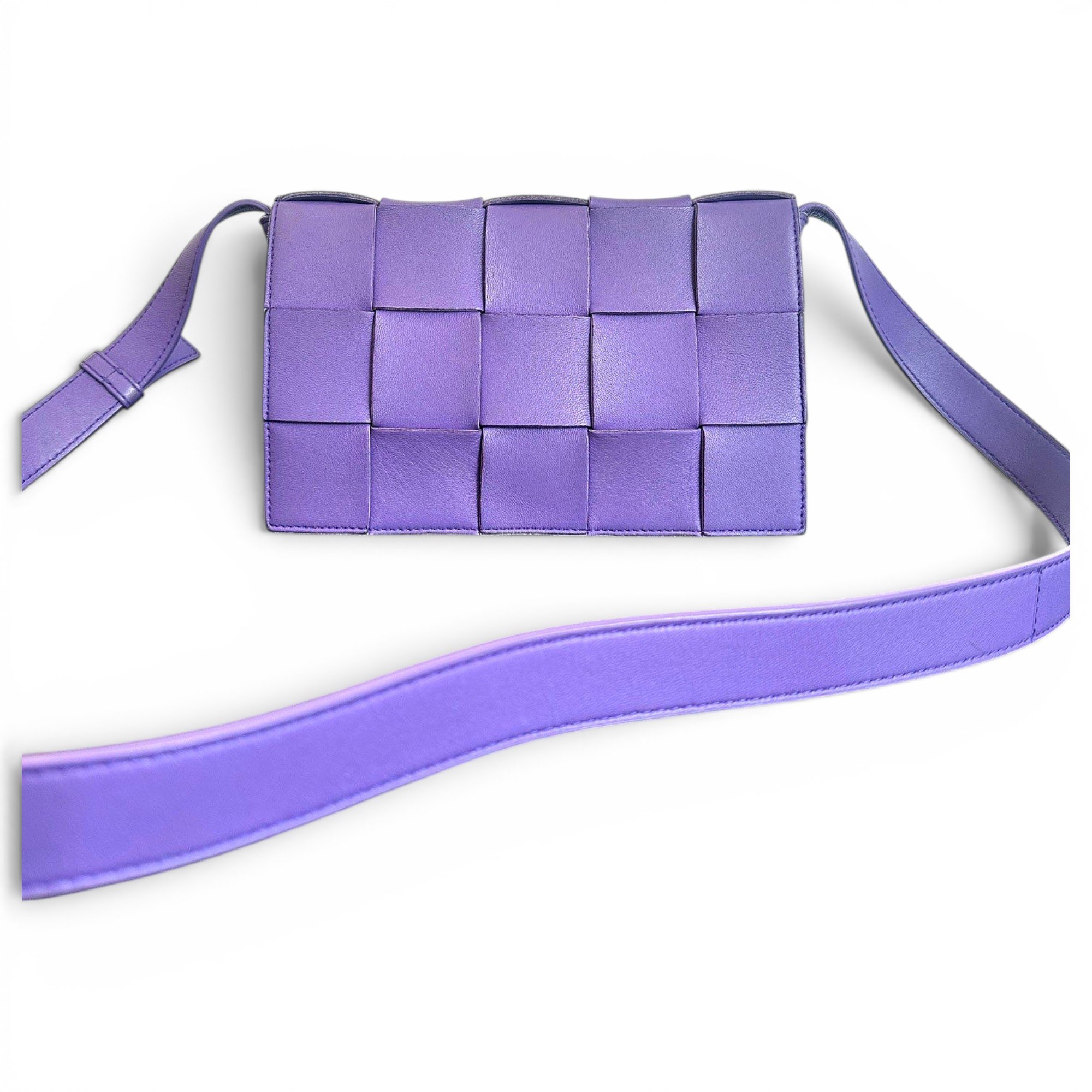 Cassette leather crossbody bag