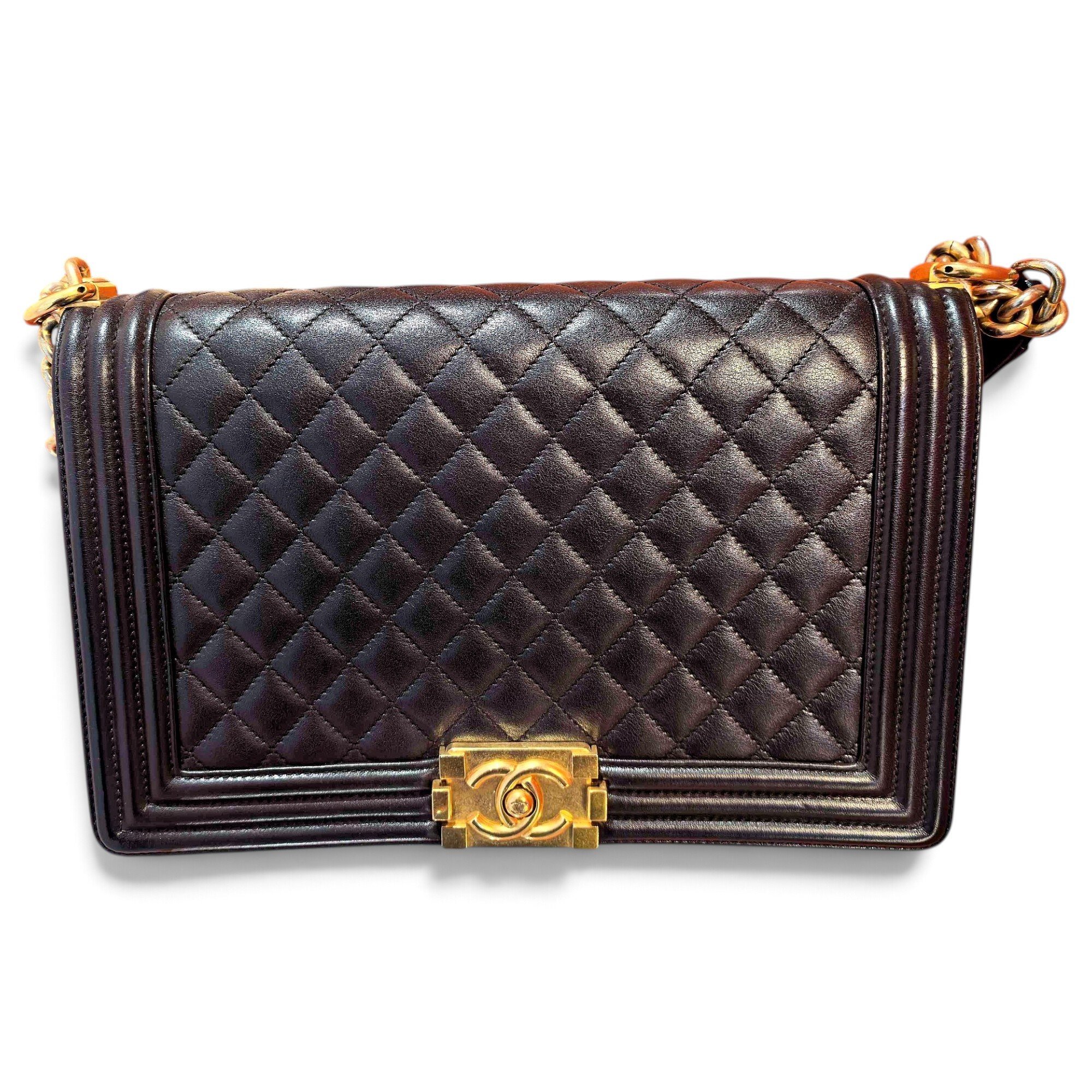 Boy leather crossbody bag
