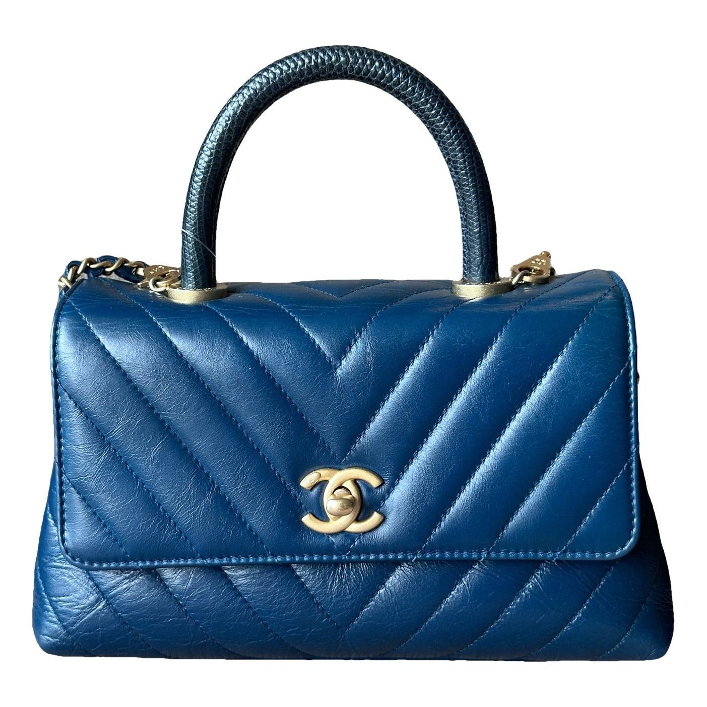 Coco Handle leather handbag