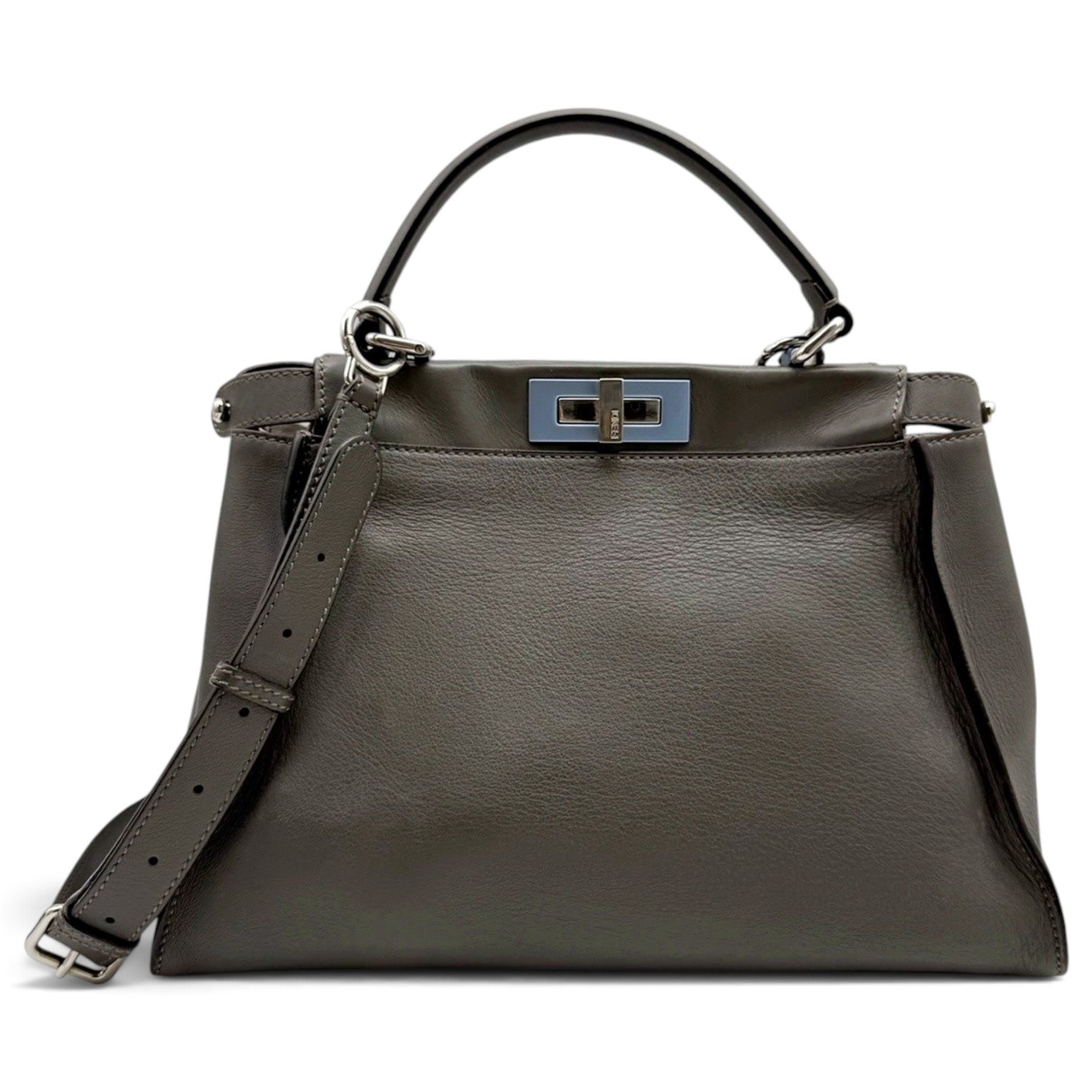Peekaboo leather handbag