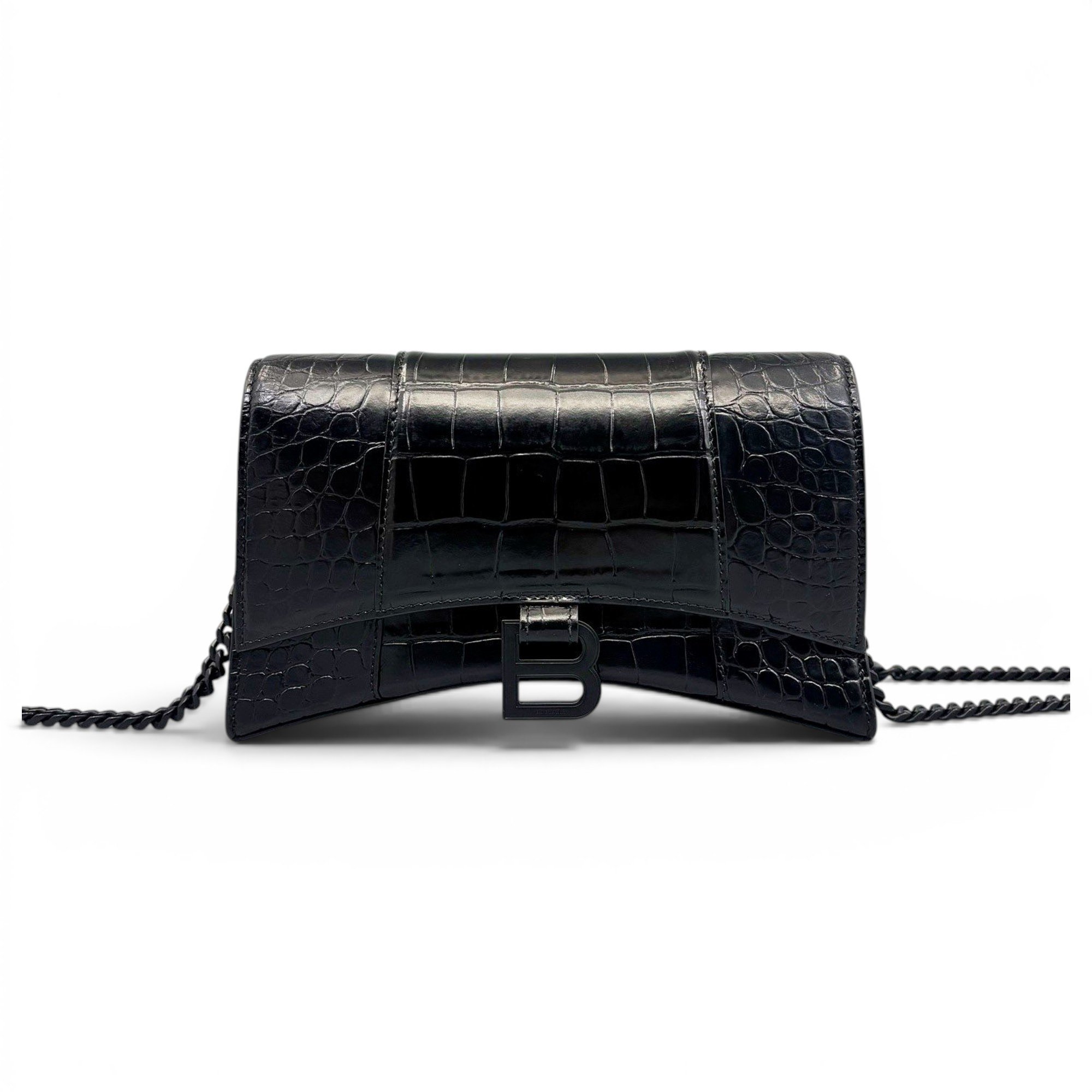 Downtown Chain leather handbag